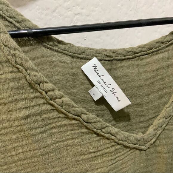 Michael Stars Tammy Easy Tank olive size S - Picture 6 of 11